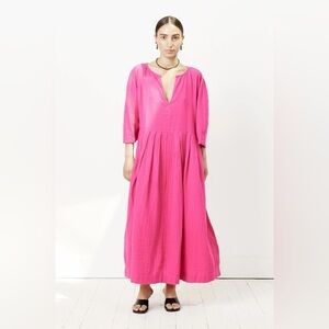Mara Hoffman Chloe dress cotton pink - size S - Mint condition